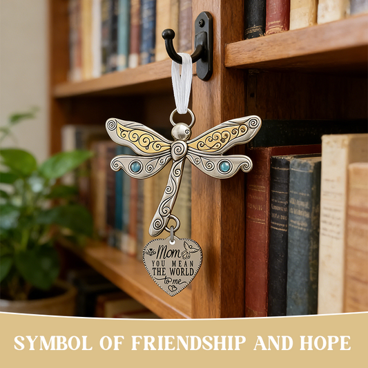❤️ Freundschaftsanhänger mit Libelle und herzerwärmendem Spruch -🌟 Ein perfektes Geschenk für eine Freundin